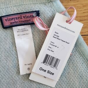 Vineyard Vines Seed Stitch Tassel Scarf